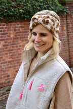 Teddy Weste Beige