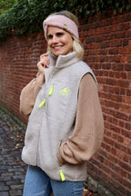 Teddy Weste Beige