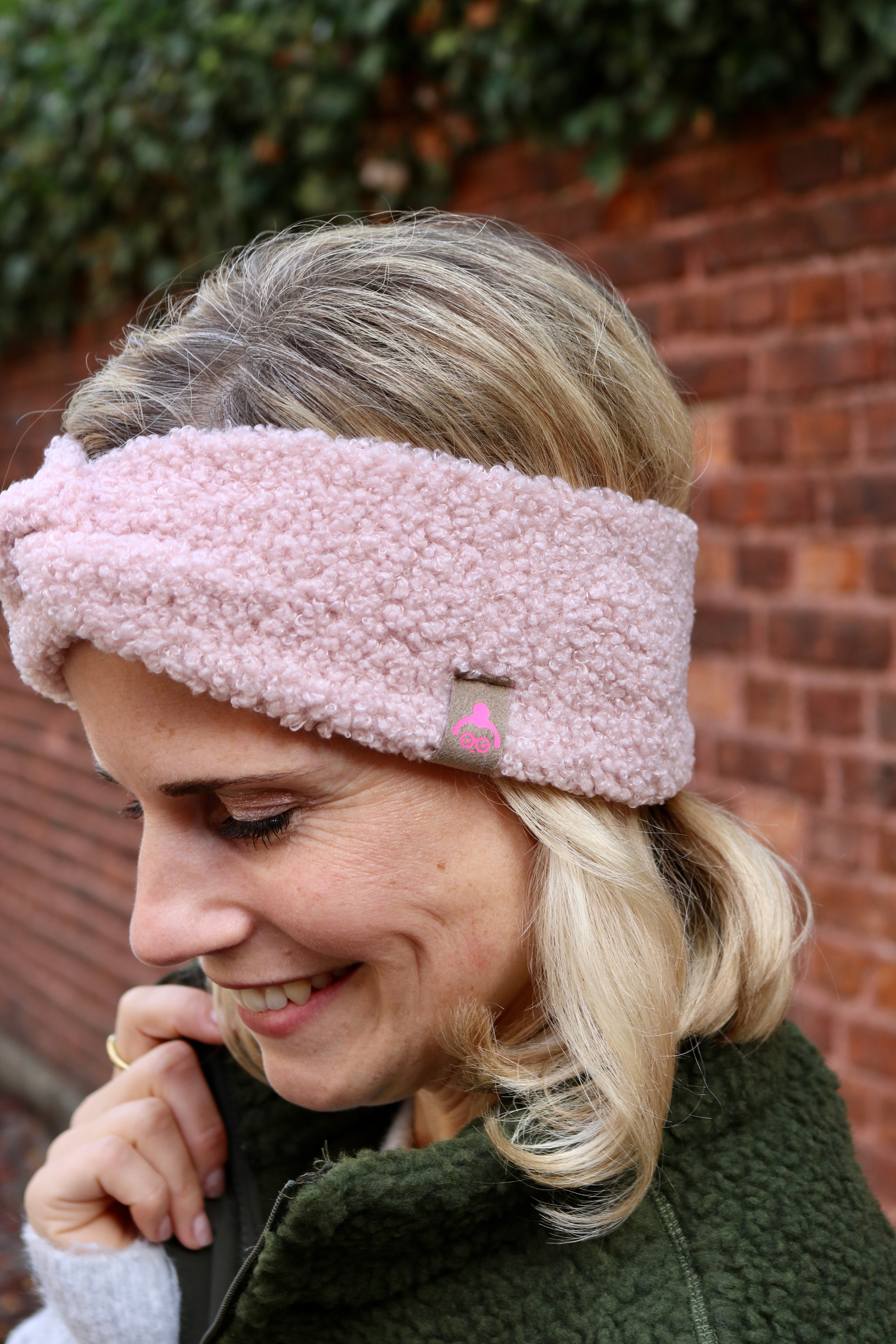 Stirnband Rosa