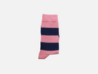Streifen Socken Rosa Blau