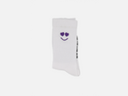 Smiley Socken Weiß