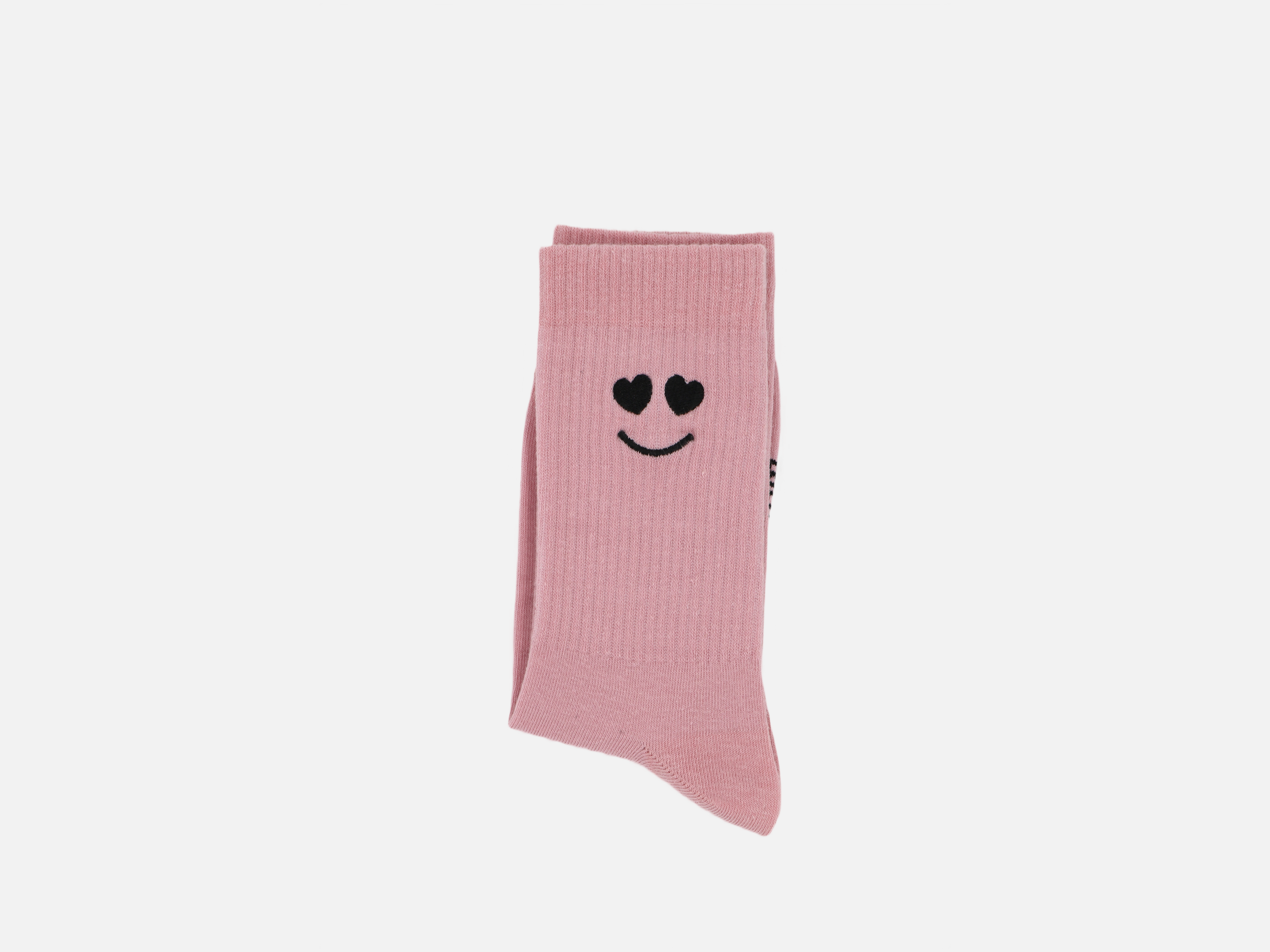 Smiley Socken Rosa