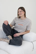 say cheese T-Shirt Taupe