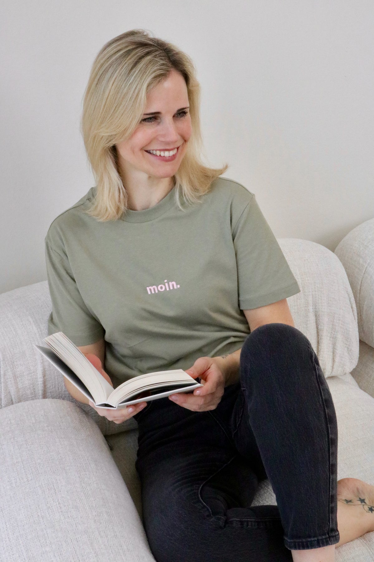 moin T-Shirt Olive
