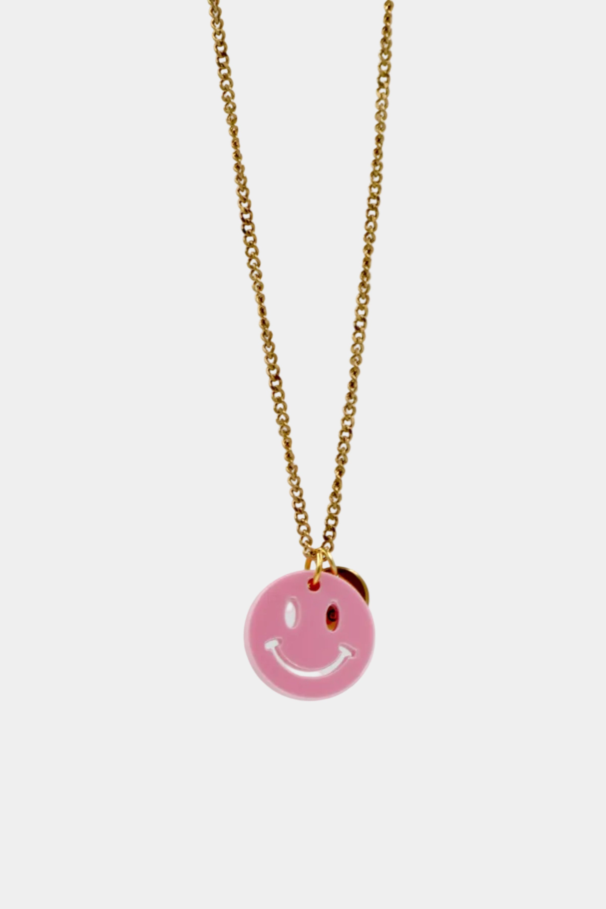 Smiley Kette – 18K vergoldeter Edelstahl