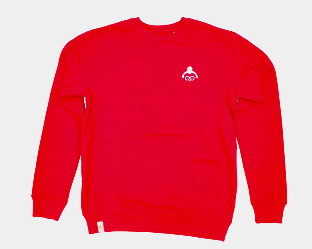 Logo Sweatshirt Rot