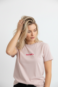ich lieb's Oversize T-Shirt Rosa